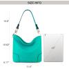 imageMontana West Medium Hobo Bags for Women Top Handle Satchel Shoulder Purse Bucket HandbagSpecialturquoise