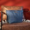 imageMontana West Medium Tote Bags for Women Shoulder Handbag with Zipper Lightweight Everyday Purse for Work Travel or ShoppingBlue