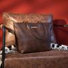 imageMontana West Medium Tote Bags for Women Shoulder Handbag with Zipper Lightweight Everyday Purse for Work Travel or ShoppingDowntown Brown