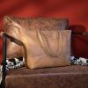 imageMontana West Medium Tote Bags for Women Shoulder Handbag with Zipper Lightweight Everyday Purse for Work Travel or ShoppingKhaki
