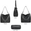 imageMontana West Purses for Women Hobo Shoulder Handbags with ZipperAblack