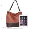 imageMontana West Purses for Women Hobo Shoulder Handbags with ZipperAbrown