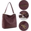 imageMontana West Purses for Women Hobo Shoulder Handbags with ZipperAburgundy Brown