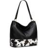 imageMontana West Purses for Women Hobo Shoulder Handbags with ZipperAcow Black