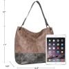 imageMontana West Purses for Women Hobo Shoulder Handbags with ZipperAkhaki