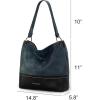 imageMontana West Purses for Women Hobo Shoulder Handbags with ZipperCrossbody Blue