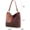 imageMontana West Purses for Women Hobo Shoulder Handbags with ZipperCrossbody Pink