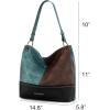 imageMontana West Purses for Women Hobo Shoulder Handbags with ZipperCrossbody Turquoise Purse