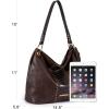 imageMontana West Purses for Women Hobo Shoulder Handbags with ZipperZcoffeeCroco