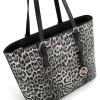 imageMontana West Purses for Women Tote Bag 3Pcs Set Leopard Print Satchel Handbags055 Black