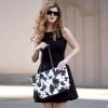 imageMontana West Purses for Women Tote Bag 3Pcs Set Leopard Print Satchel Handbags055 Cow Black