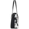imageMontana West Purses for Women Tote Bag 3Pcs Set Leopard Print Satchel Handbags055 Cow Black
