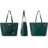 imageMontana West Purses for Women Tote Bag 3Pcs Set Leopard Print Satchel Handbags055 Dark Green Turquoise