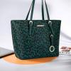 imageMontana West Purses for Women Tote Bag 3Pcs Set Leopard Print Satchel Handbags055 Dark Green Turquoise