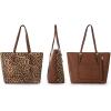 imageMontana West Purses for Women Tote Bag 3Pcs Set Leopard Print Satchel Handbags055 Leopard