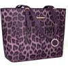 imageMontana West Purses for Women Tote Bag 3Pcs Set Leopard Print Satchel Handbags055 Purple