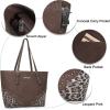 imageMontana West Purses for Women Tote Bag 3Pcs Set Leopard Print Satchel Handbags058 Coffee