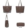 imageMontana West Purses for Women Tote Bag 3Pcs Set Leopard Print Satchel Handbags058 Coffee