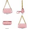 imageMontana West Quilted Handbags for Women Crossbody Bags Trendy Small Purses and Top Handle HandbagsBaby Pink