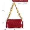 imageMontana West Quilted Handbags for Women Crossbody Bags Trendy Small Purses and Top Handle HandbagsCrimson