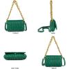 imageMontana West Quilted Handbags for Women Crossbody Bags Trendy Small Purses and Top Handle HandbagsDark Green