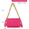 imageMontana West Quilted Handbags for Women Crossbody Bags Trendy Small Purses and Top Handle HandbagsHot Pink