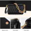 imageMontana West Quilted Handbags for Women Crossbody Bags Trendy Small Purses and Top Handle HandbagsMidnight Black