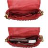 imageMontana West Quilted Handbags for Women Crossbody Bags Trendy Small Purses and Top Handle HandbagsRuby Red