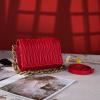 imageMontana West Quilted Handbags for Women Crossbody Bags Trendy Small Purses and Top Handle HandbagsRuby Red