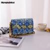 imageMontana West Quilted Handbags for Women Crossbody Bags Trendy Small Purses and Top Handle HandbagsSnake Print Blue