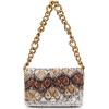 imageMontana West Quilted Handbags for Women Crossbody Bags Trendy Small Purses and Top Handle HandbagsSnake Print Brown