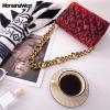 imageMontana West Quilted Handbags for Women Crossbody Bags Trendy Small Purses and Top Handle HandbagsSnake Print Red