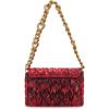 imageMontana West Quilted Handbags for Women Crossbody Bags Trendy Small Purses and Top Handle HandbagsSnake Print Red