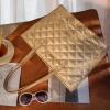 imageMontana West Quilted Tote Bag for Women Large Shoulder Bag Fashion Handbags with Top ZipperCold Quilted Gold