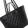 imageMontana West Quilted Tote Bag for Women Large Shoulder Bag Fashion Handbags with Top ZipperNewblack