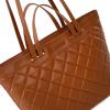 imageMontana West Quilted Tote Bag for Women Large Shoulder Bag Fashion Handbags with Top ZipperNewbrown