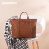 imageMontana West Quilted Tote Bag for Women Large Shoulder Bag Fashion Handbags with Top ZipperNewbrown