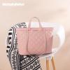 imageMontana West Quilted Tote Bag for Women Large Shoulder Bag Fashion Handbags with Top ZipperNewhot Pink