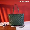 imageMontana West Quilted Tote Bag for Women Large Shoulder Bag Fashion Handbags with Top ZipperQuilted Army Green