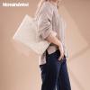 imageMontana West Quilted Tote Bag for Women Large Shoulder Bag Fashion Handbags with Top ZipperQuilted Beige