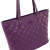 imageMontana West Quilted Tote Bag for Women Large Shoulder Bag Fashion Handbags with Top ZipperQuilted Dull Lavender