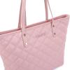 imageMontana West Quilted Tote Bag for Women Large Shoulder Bag Fashion Handbags with Top ZipperQuilted Hot Pink