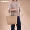 imageMontana West Quilted Tote Bag for Women Large Shoulder Bag Fashion Handbags with Top ZipperQuilted Khaki
