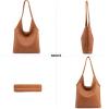 imageMontana West Slouchy Hobo Bags for Women Soft Designer Shoulder Purses Ladies Top Handle Handbag1iced Coffee