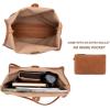 imageMontana West Slouchy Hobo Bags for Women Soft Designer Shoulder Purses Ladies Top Handle Handbag1iced Coffee