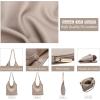 imageMontana West Slouchy Hobo Bags for Women Soft Designer Shoulder Purses Ladies Top Handle Handbag1khaki