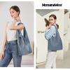 imageMontana West Slouchy Hobo Bags for Women Soft Designer Shoulder Purses Ladies Top Handle HandbagDenim Jean079