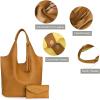 imageMontana West Slouchy Hobo Bags for Women Soft Designer Shoulder Purses Ladies Top Handle HandbagTawny Brown