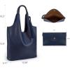imageMontana West Slouchy Hobo Bags for Women Soft Designer Shoulder Purses Ladies Top Handle HandbagZ Blue