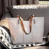 imageMontana West Tote Bag for Women Top Handle Satchel PurseIvory Beige